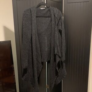Cotton On Dark Gray Open Front Cardigan